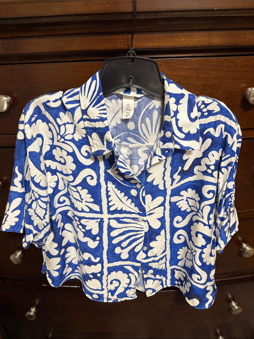 H&M Blue and White Floral Two-Piece Set - Picture 5 of 10
